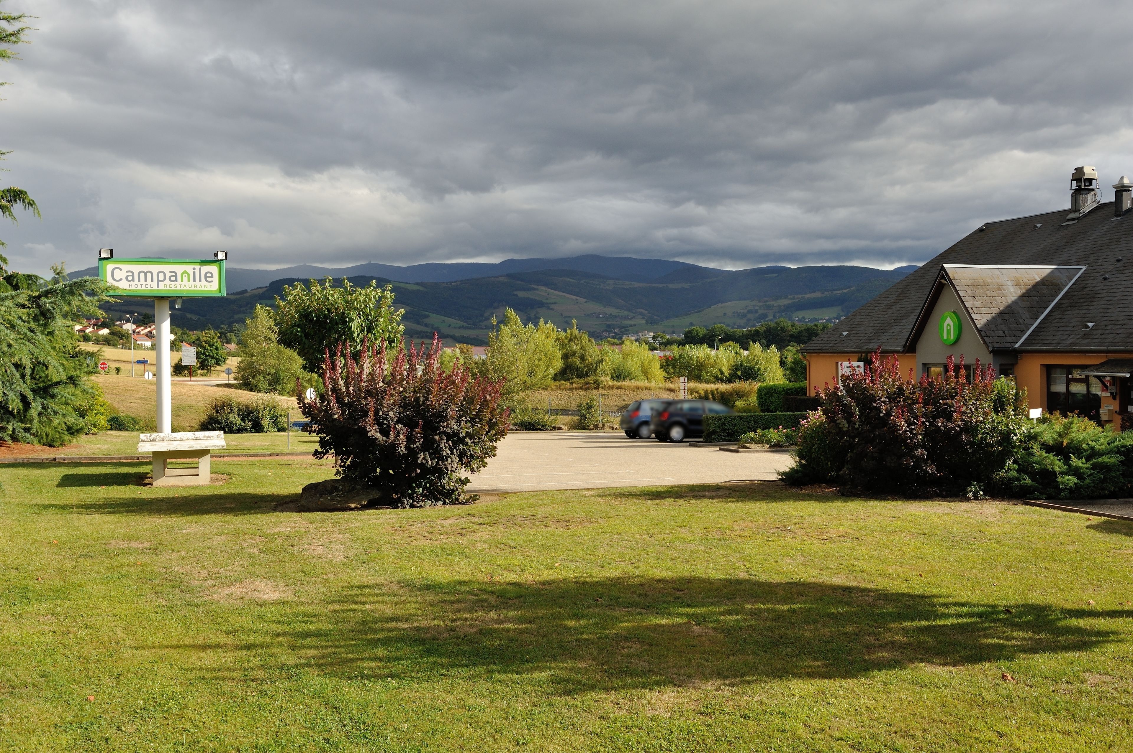 Blick von der Unterkunft