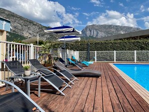 Seasonal outdoor pool