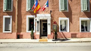 Façade de l’hébergement