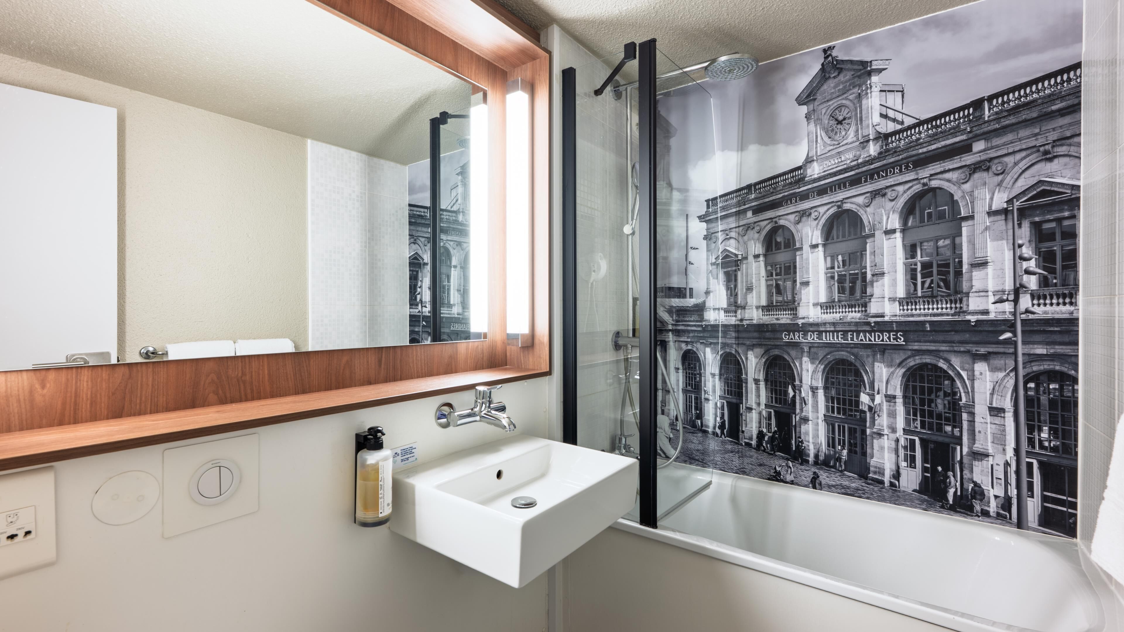 Eco-friendly toiletries, hair dryer, towels, soap