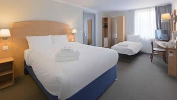 Desk, iron/ironing board, free cots/infant beds, free WiFi