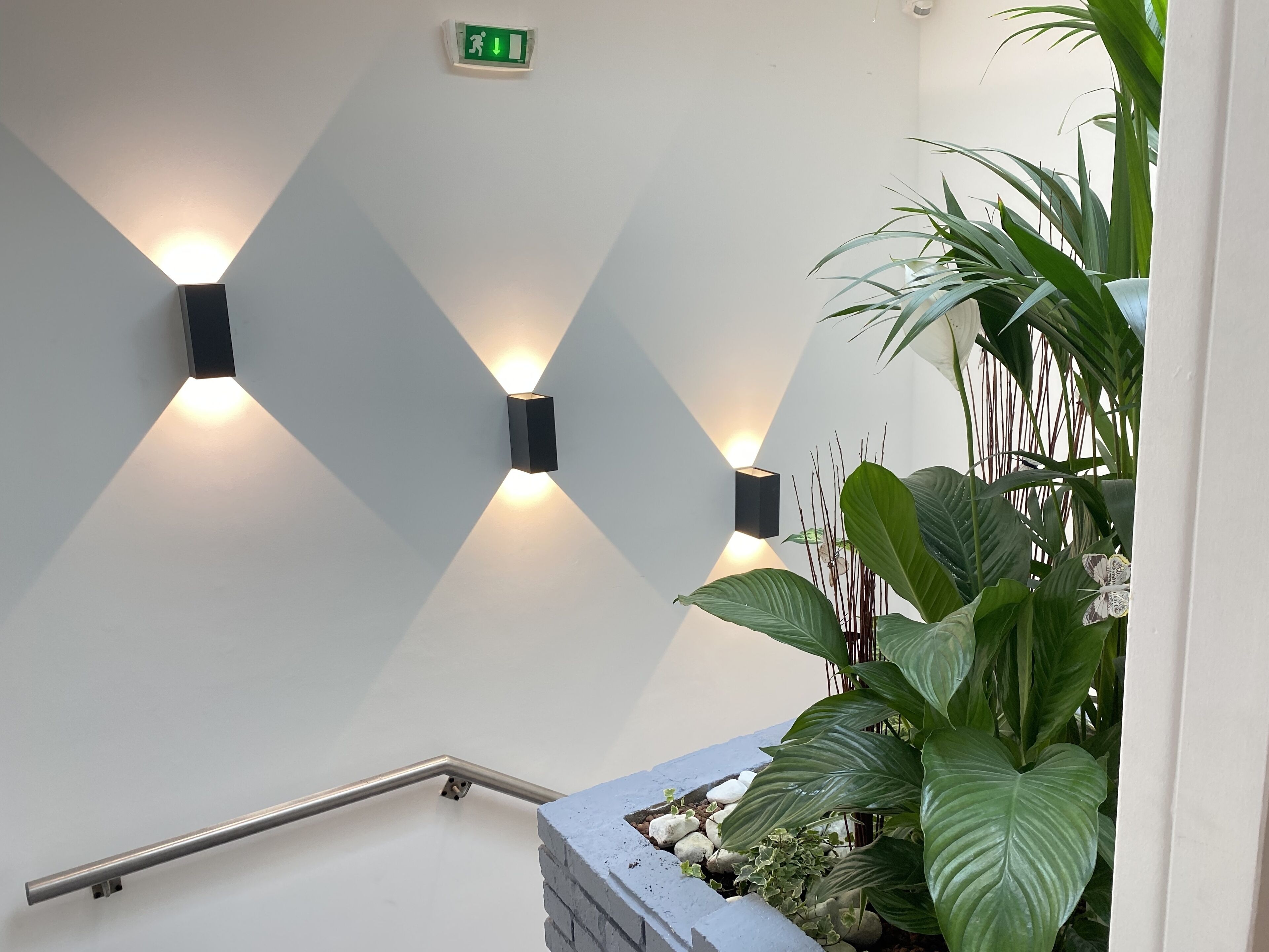 Barandillas en los pasillos