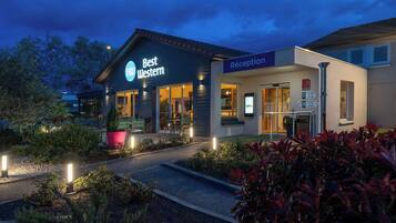 Front of property - evening/night