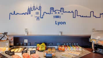 Daily buffet breakfast (EUR 14 per person)