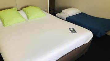 Desk, blackout drapes, iron/ironing board, free WiFi