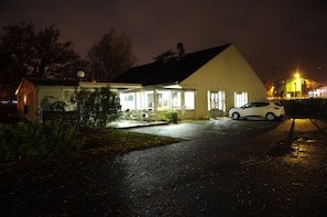 Front of property – evening/night