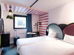 Standard Room, 2 Twin Beds | Blackout drapes, soundproofing, iron/ironing board
