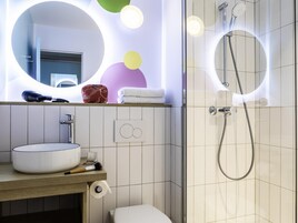 Blackout drapes, soundproofing, iron/ironing board