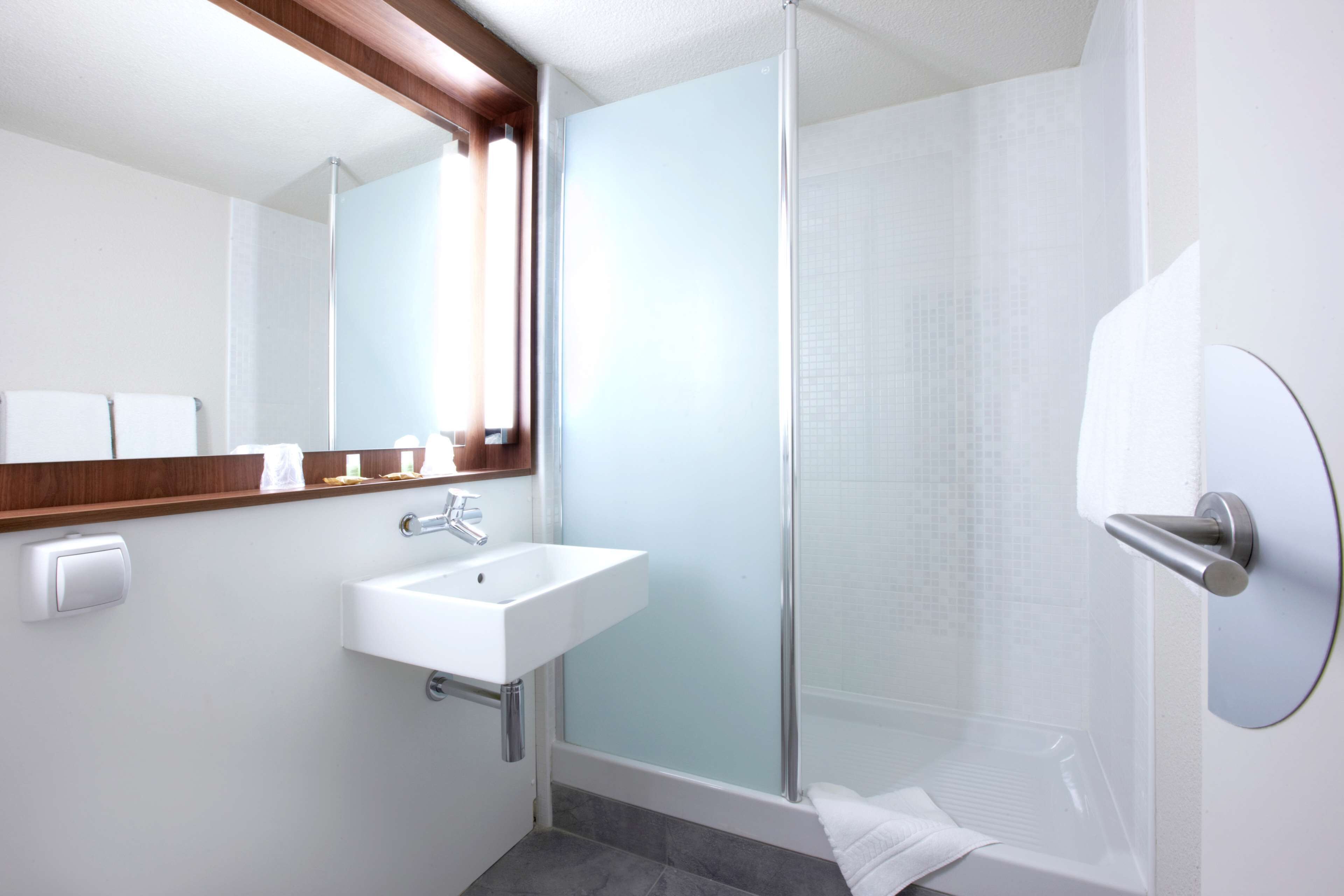 Eco-friendly toiletries, towels