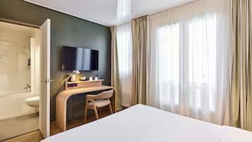 Standardzimmer, 1 Einzelbett | Kostenlose Babybetten, kostenloses WLAN, Bettwäsche, Wecker