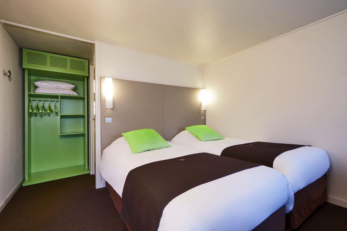 1 chambre, literie de qualité supérieure, bureau