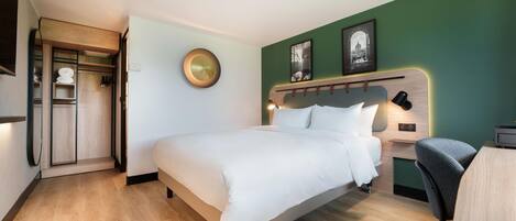 Ropa de cama de alta calidad y tabla de planchar con plancha