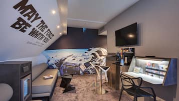 Peralatan tempat tidur premium, katil Select Comfort, bar mini