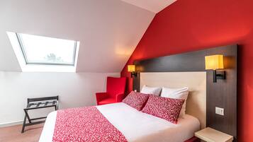 Bureau, chambres insonorisées, Wi-Fi gratuit, draps fournis