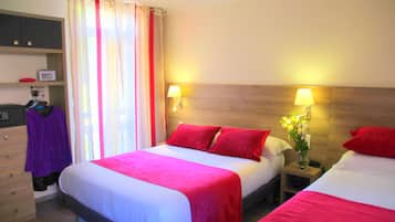 Triple Room | Premium bedding, Select Comfort beds, in-room safe, desk