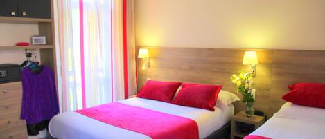 Triple Room | Premium bedding, Select Comfort beds, in-room safe, desk