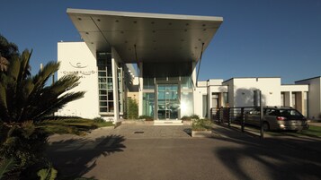 Entrada al alojamiento