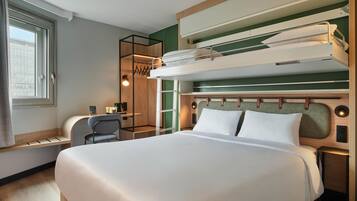 Standard Room, Multiple Beds | Premium bedding, desk, blackout curtains