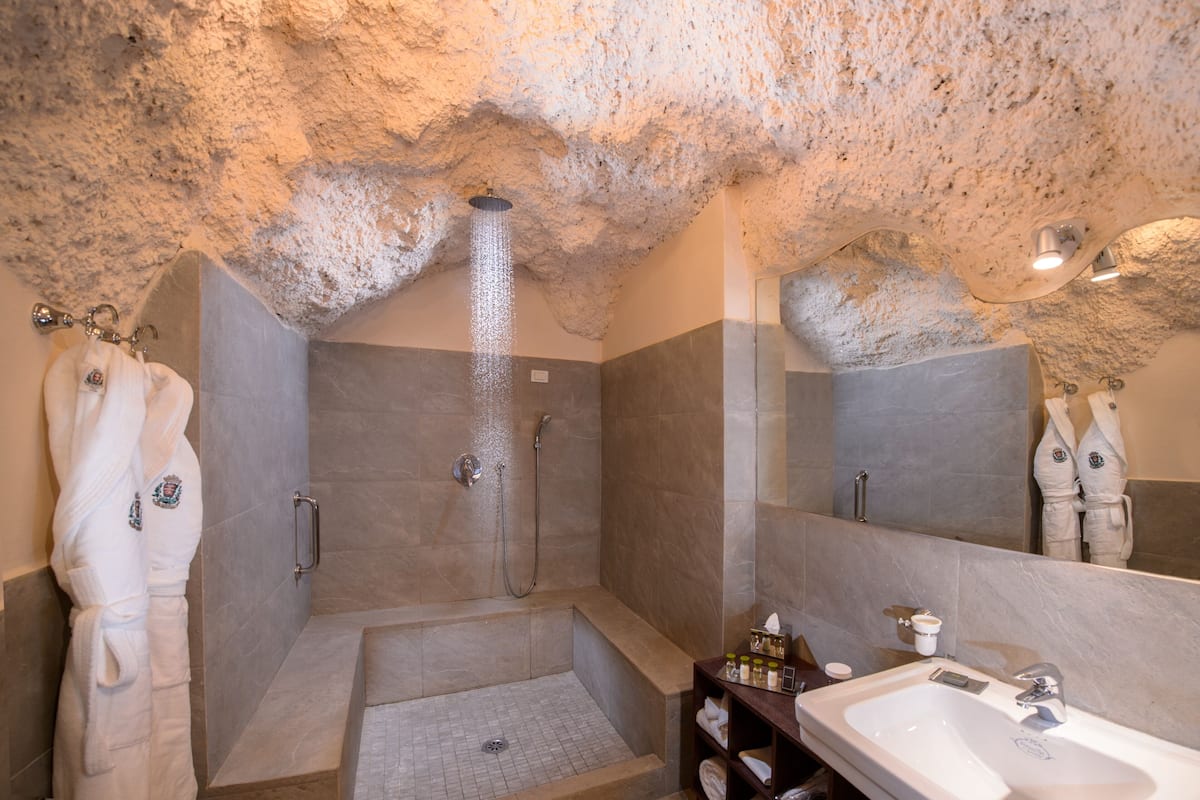 free toiletries, hair dryer, bathrobes, slippers