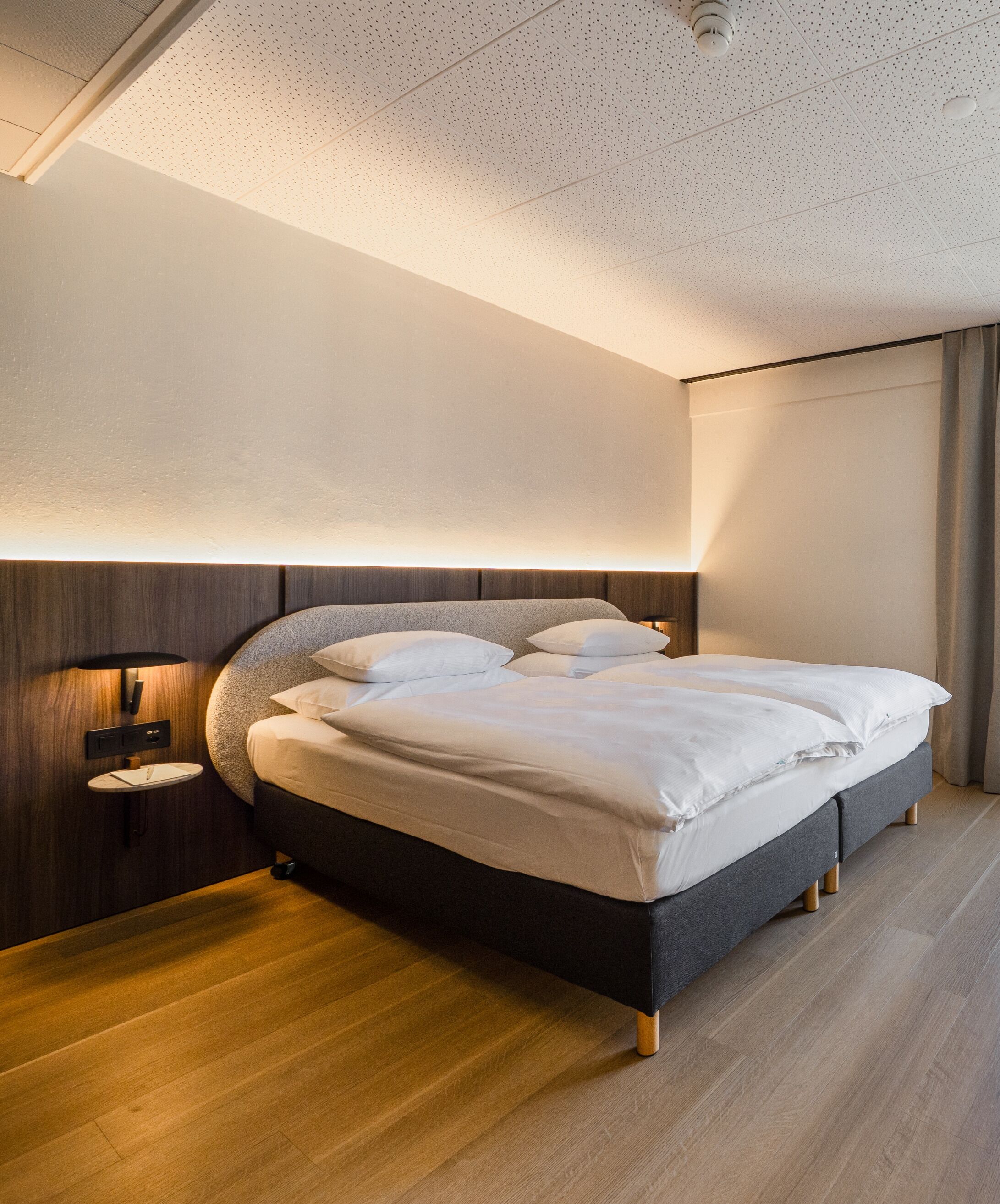 Minibar, in-room safe, desk, blackout curtains