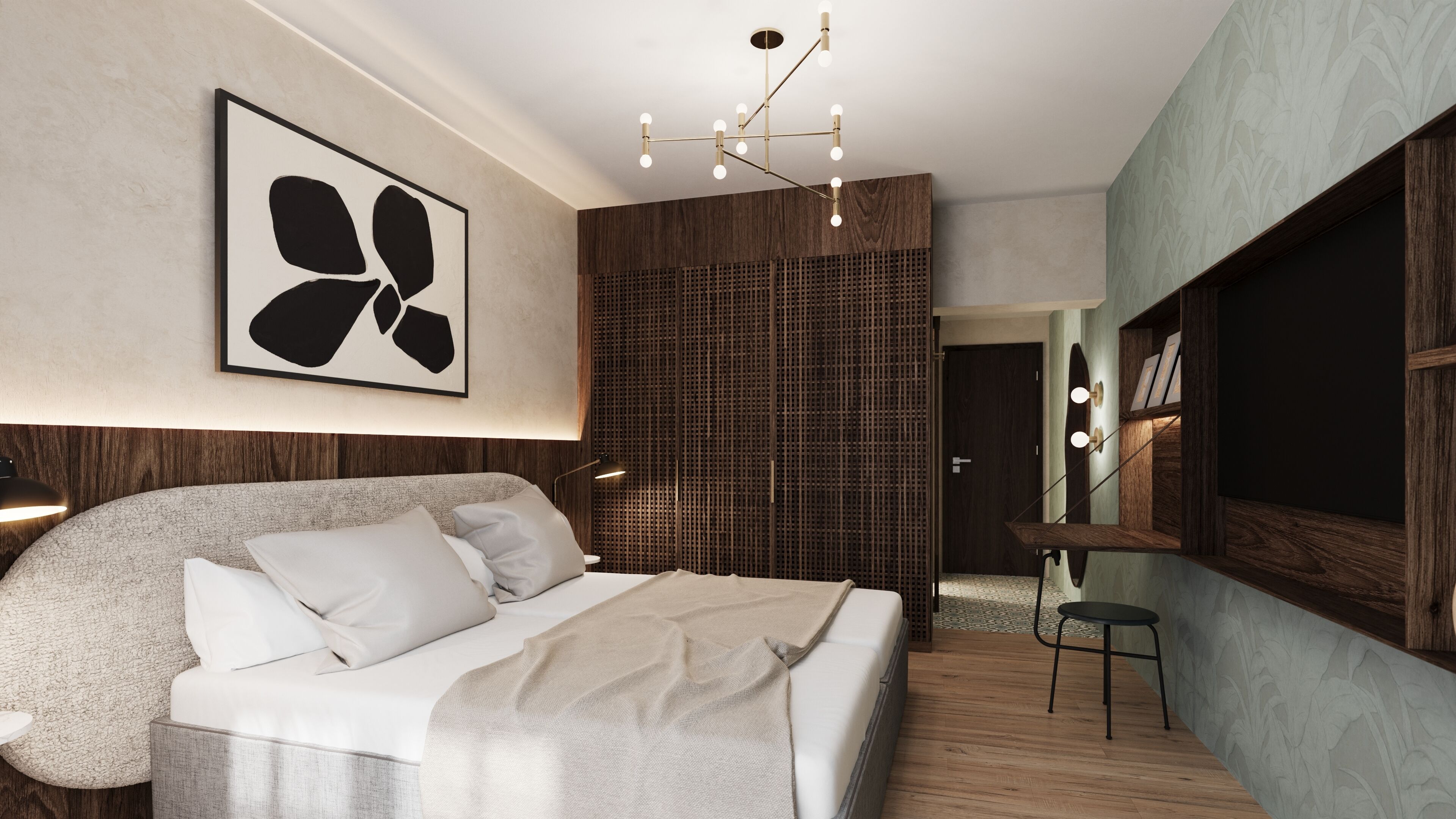 Minibar, Zimmersafe, Schreibtisch, Verdunkelungsvorhänge