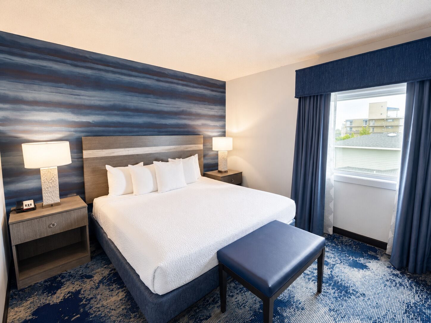 In-room safe, blackout curtains, iron/ironing board, free WiFi