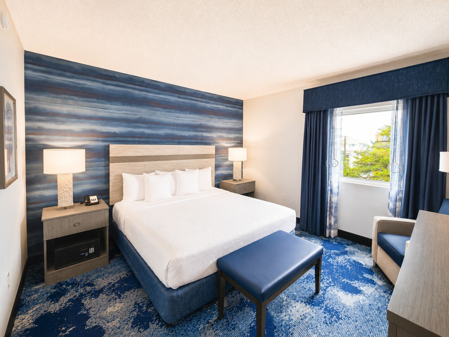 In-room safe, blackout curtains, iron/ironing board, free WiFi
