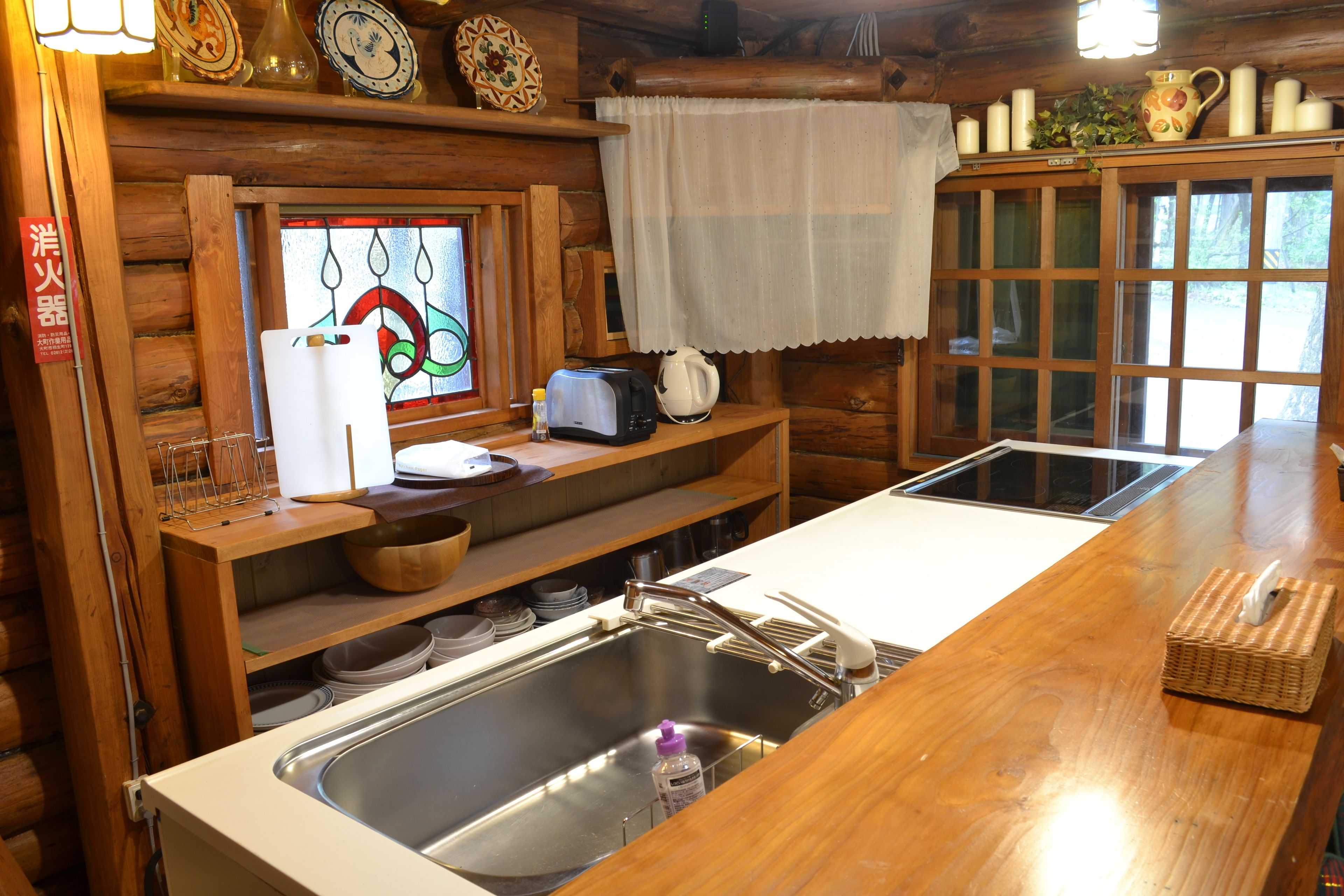 family cabin, 1 bedroom, kitchen | private kitchen | fridge, coffee/tea maker, electric kettle