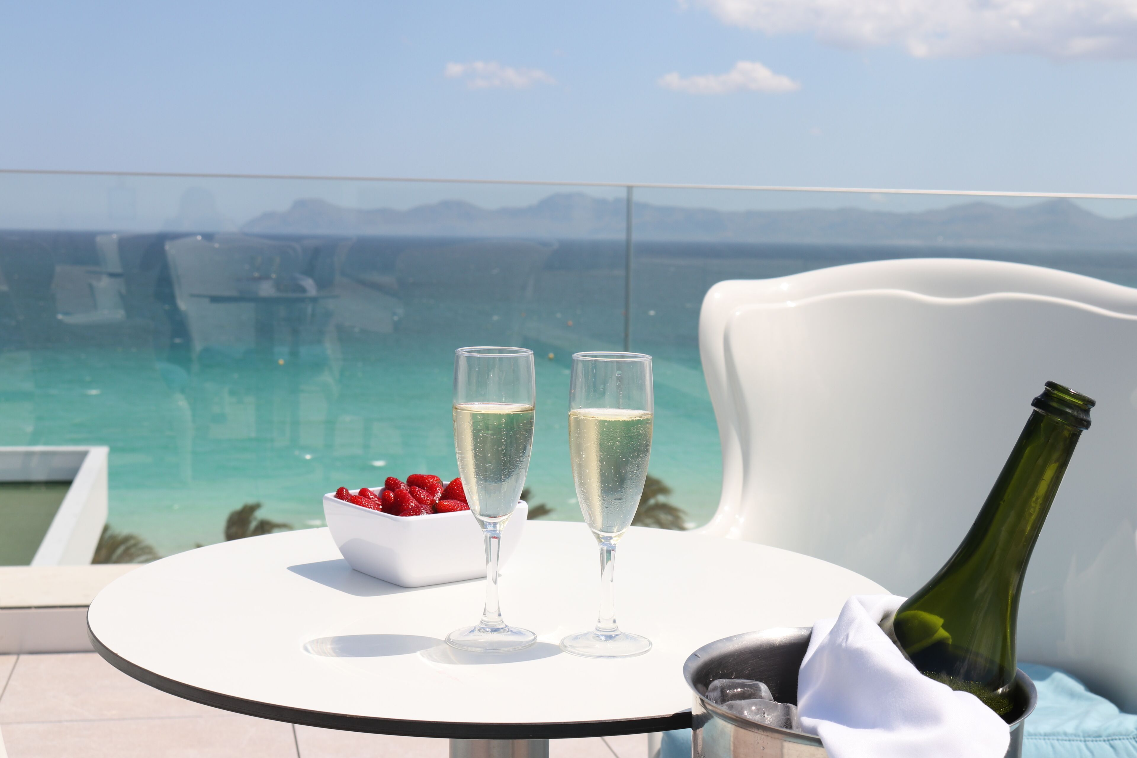 outdoor banquet area