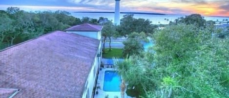 Uitzicht vanuit accommodatie