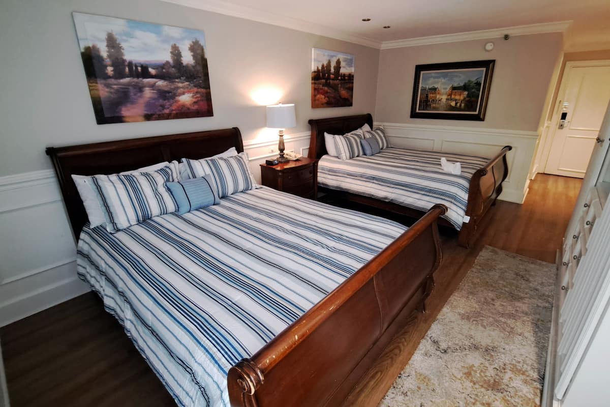 Two Queen Room 114 | Premium bedding, individually decorated, individually furnished