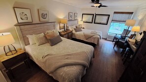 Two Queen Room 112 | Premium bedding, individually decorated, individually furnished