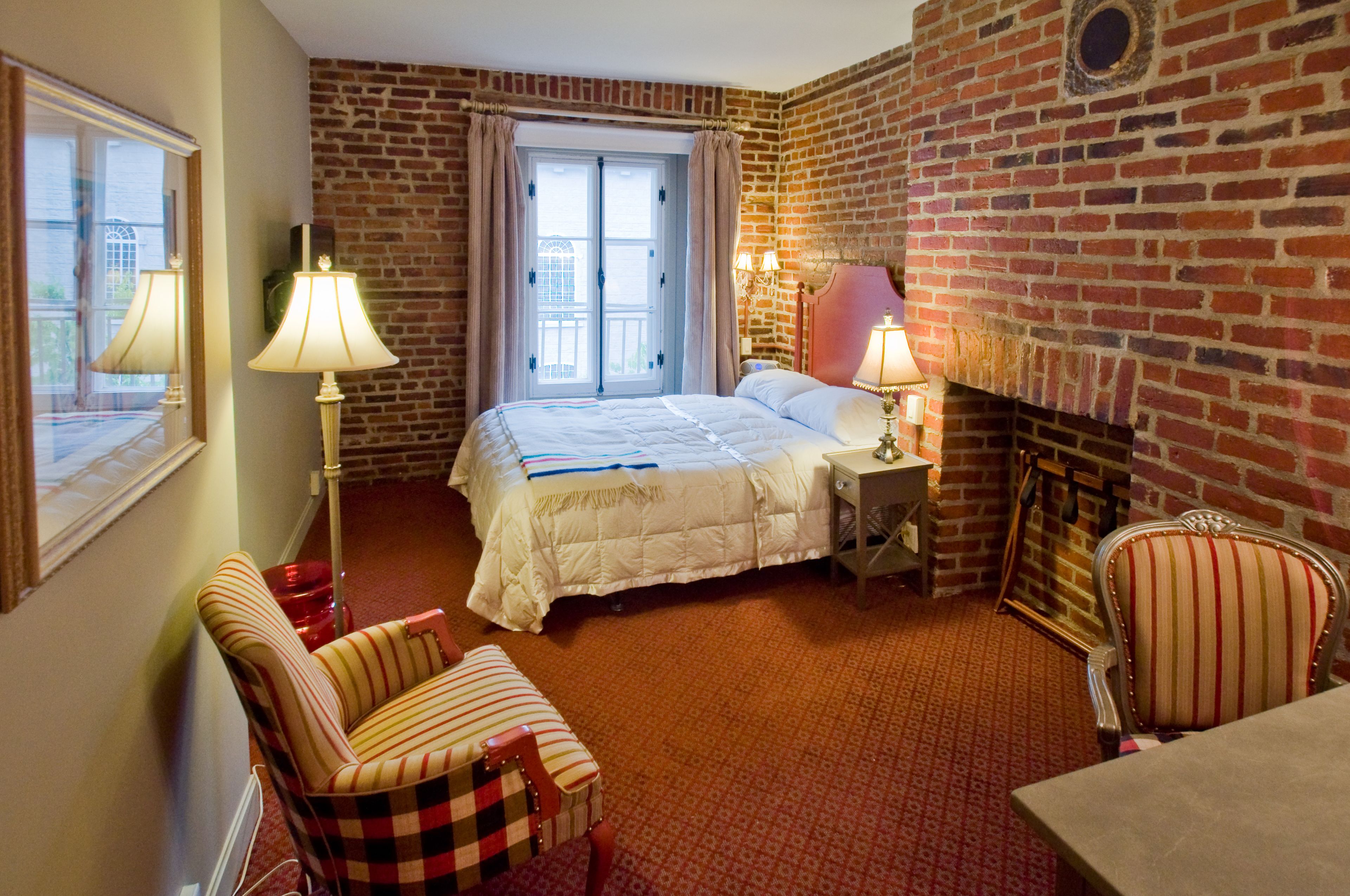 premium bedding, down duvets, pillow-top beds, individually decorated