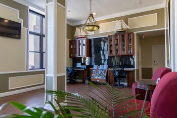 Business center at Legacy Vacation Resorts Brigantine Beach