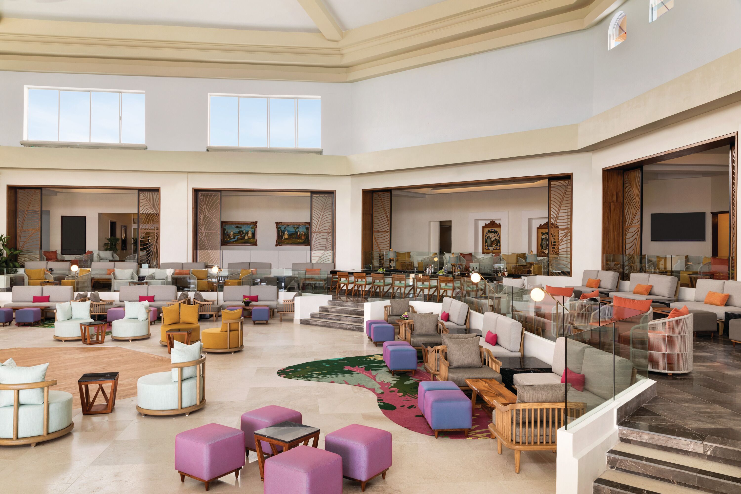 Sala de estar en el lobby
