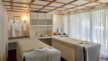 Couples treatment rooms, body treatments, deep-tissue massages
