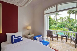 Garden Wing Twin - Pool View | View from room - Homm Souvannaphoum Luang Prabang, part of Banyan Group (Luang Prabang)