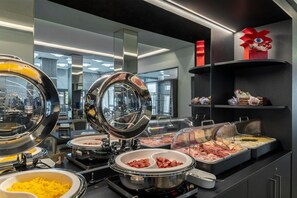 Daily buffet breakfast (EUR 15 per person)