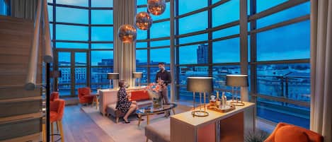 Flat-screen TV, pay movies