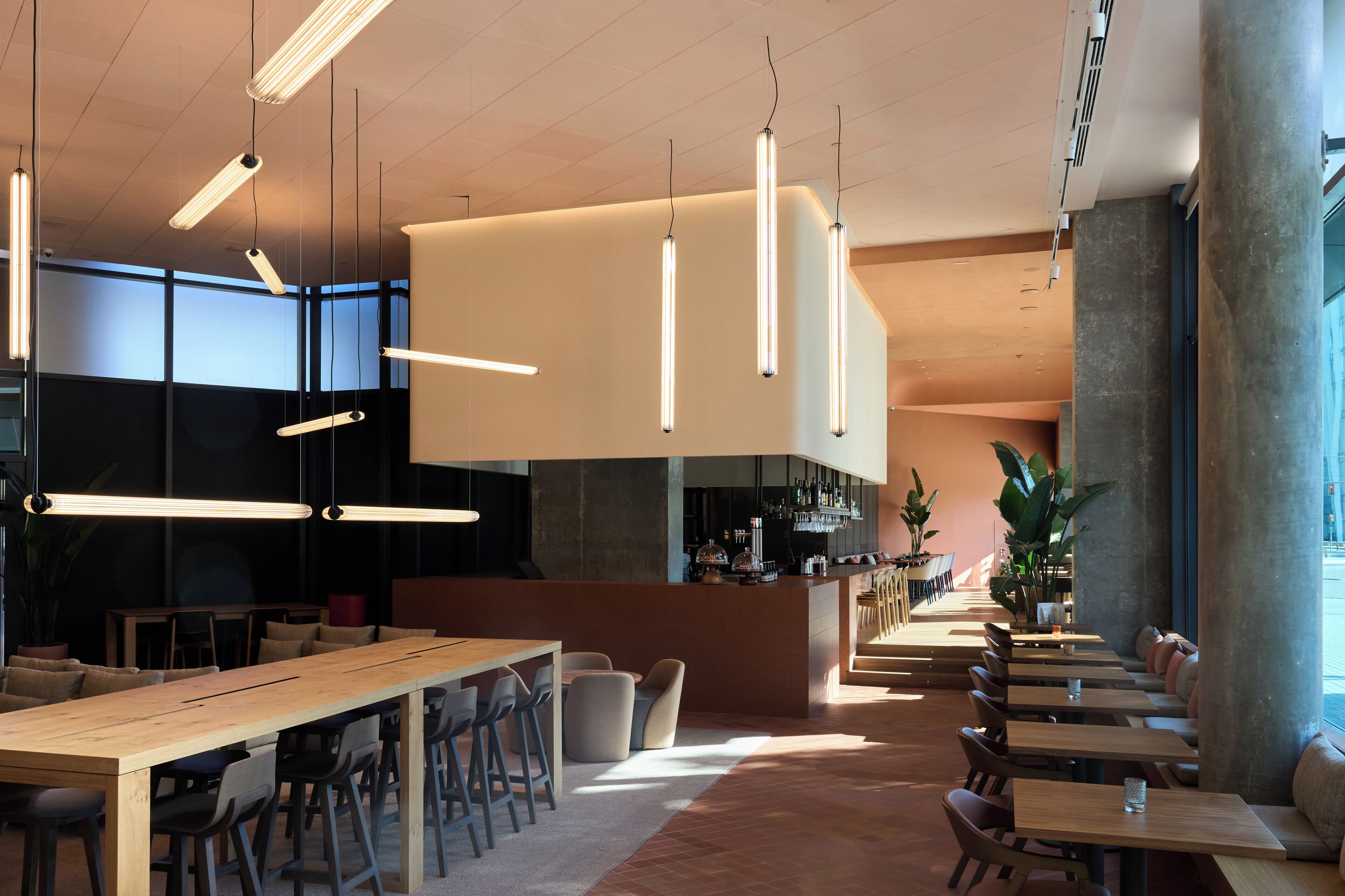 Sitteområde i lobbyen