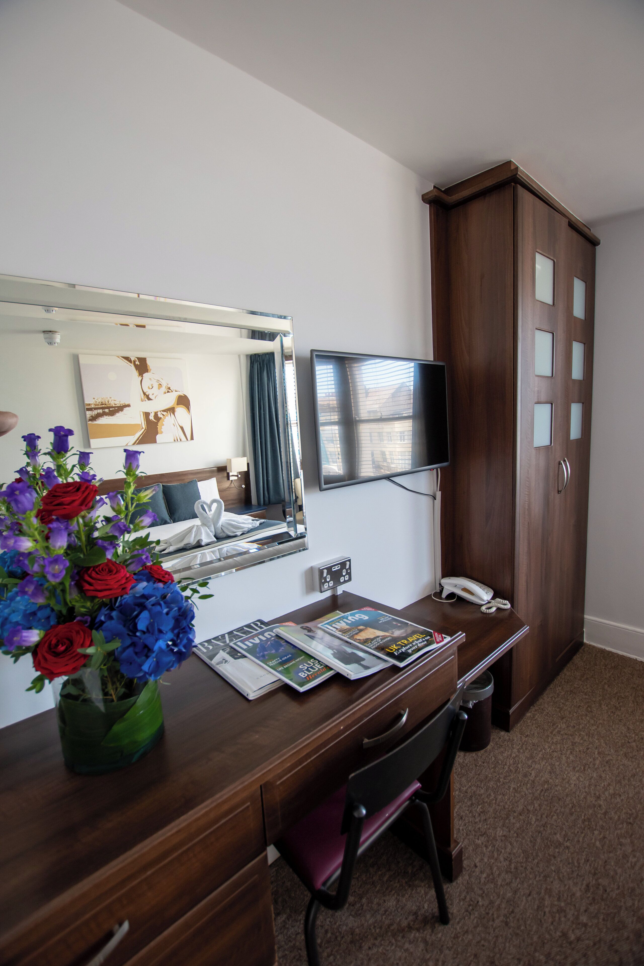 Double Room (Sea View) | Select Comfort beds, in-room safe, desk, blackout drapes