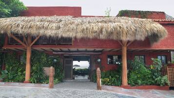 Voorkant van accommodatie