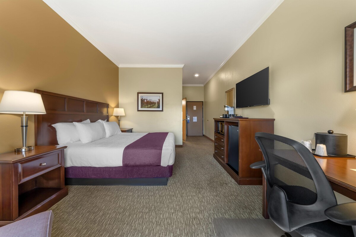 Standard Room, 1 Katil Raja (King), Accessible, Bathtub | Meja, ruang kerja komputer riba, langsir/tirai gelap terus 