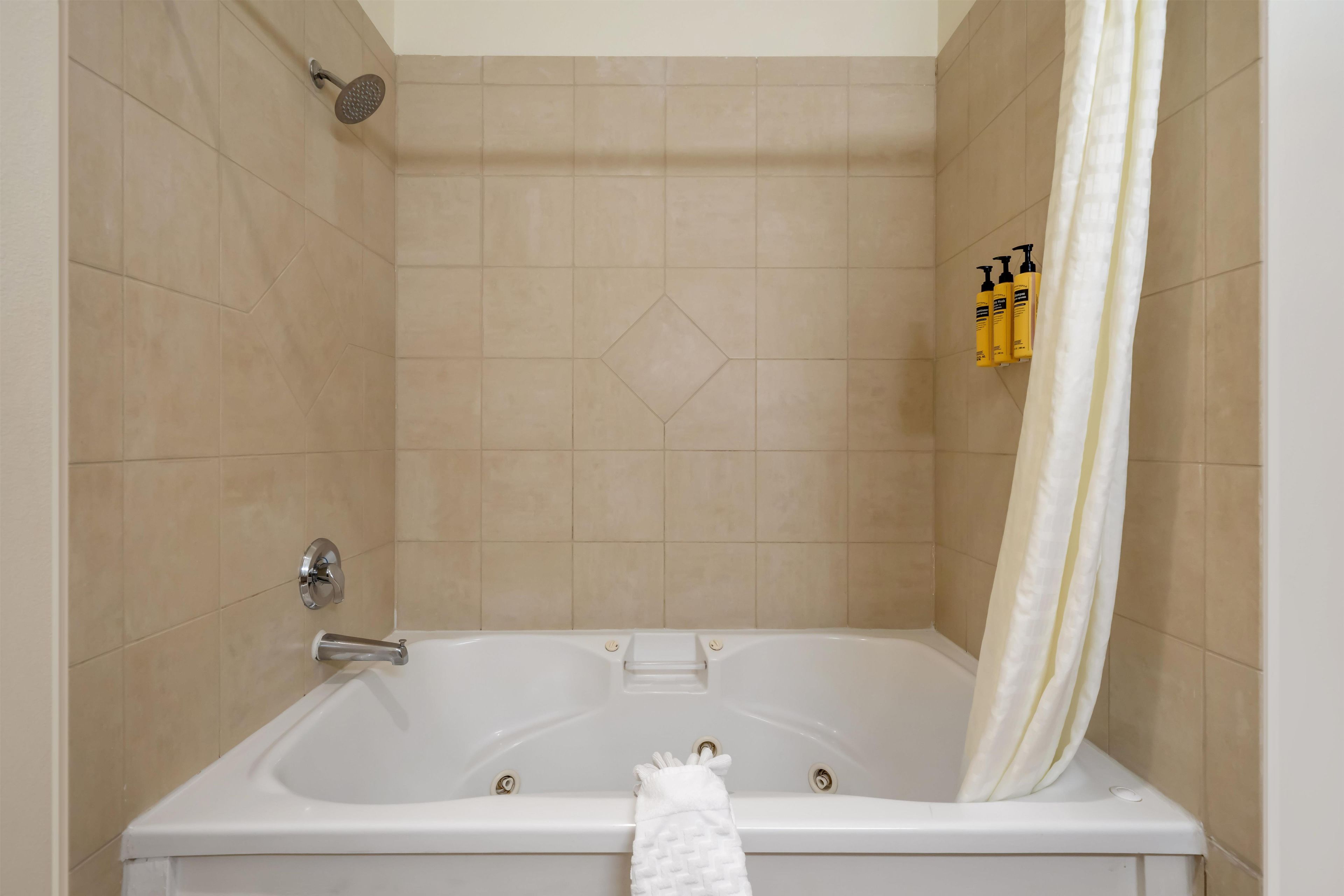 Suite, 1 King Bed, Non Smoking, Kitchen | Desk, laptop workspace, blackout drapes, iron/ironing board