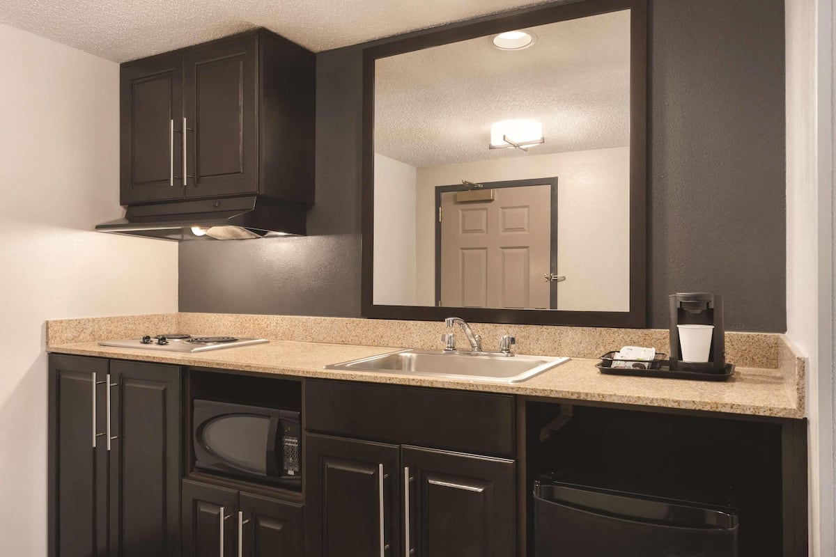 suite, 2 queen beds, non smoking (extended stay) | 1 bedroom, desk, blackout curtains, iron/ironing board