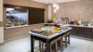 Daily buffet breakfast for a fee