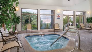 Indoor spa tub