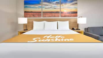 Desk, iron/ironing board, free WiFi, bed sheets