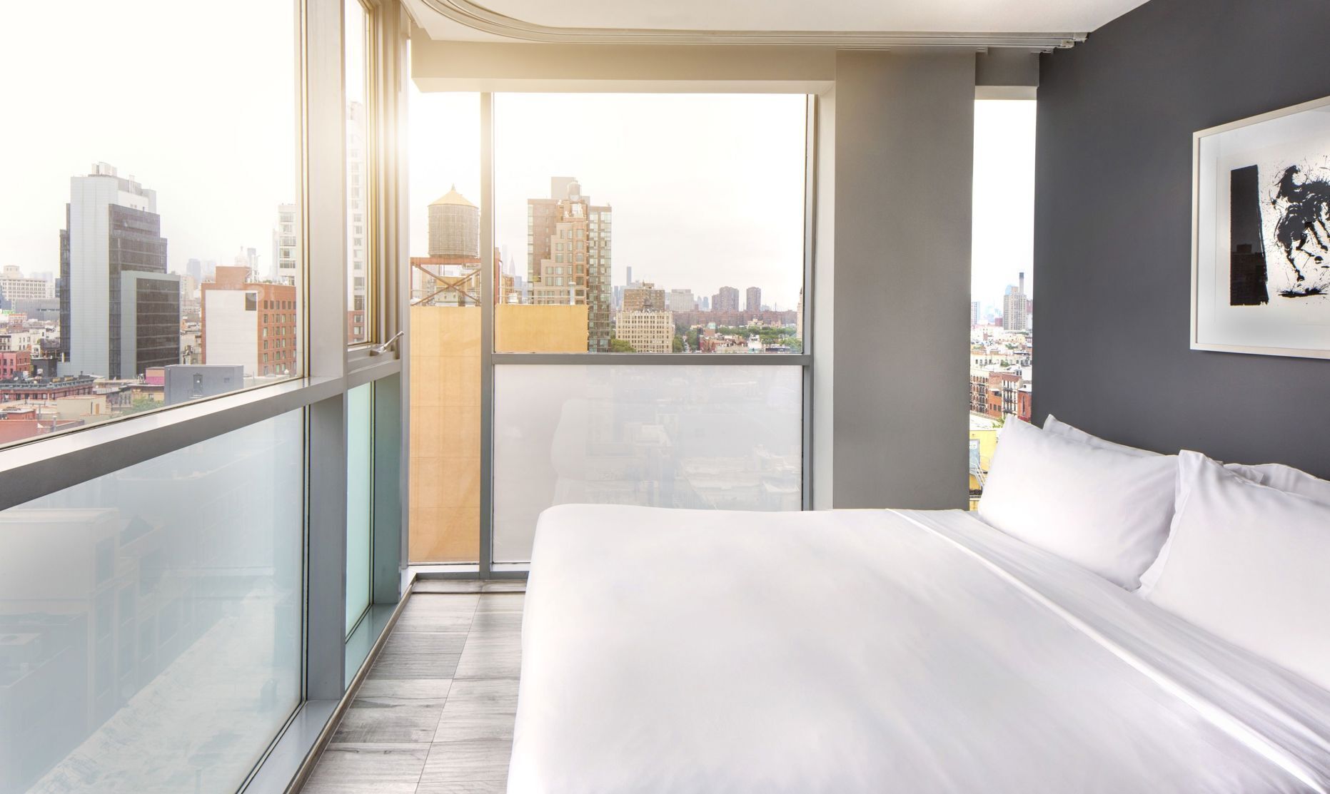 Frette Italian sheets, premium bedding, down duvets, Tempur-Pedic beds