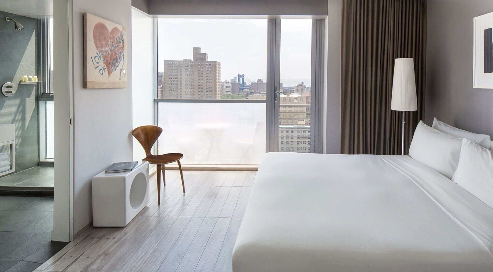 Frette Italian sheets, premium bedding, down duvets, Tempur-Pedic beds